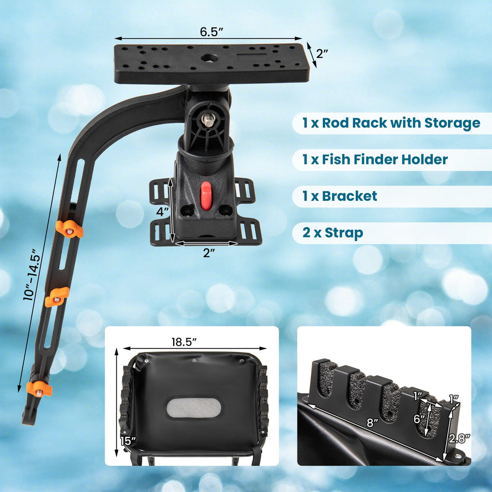 Goplus float-tube kayak deck mount offers sturdy deck attachment
