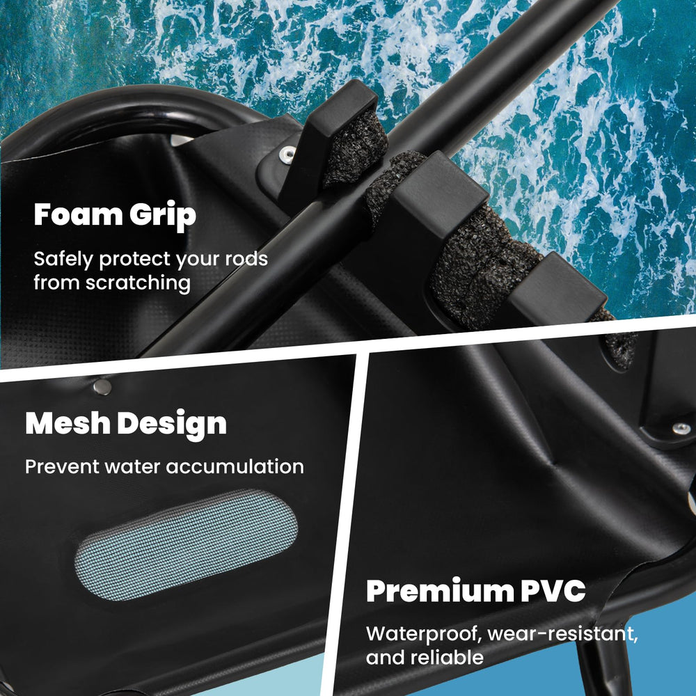 Goplus float-tube straps provide secure inflatable boat attachment