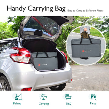 Goplus carrying bag simplifies transport during camping trips