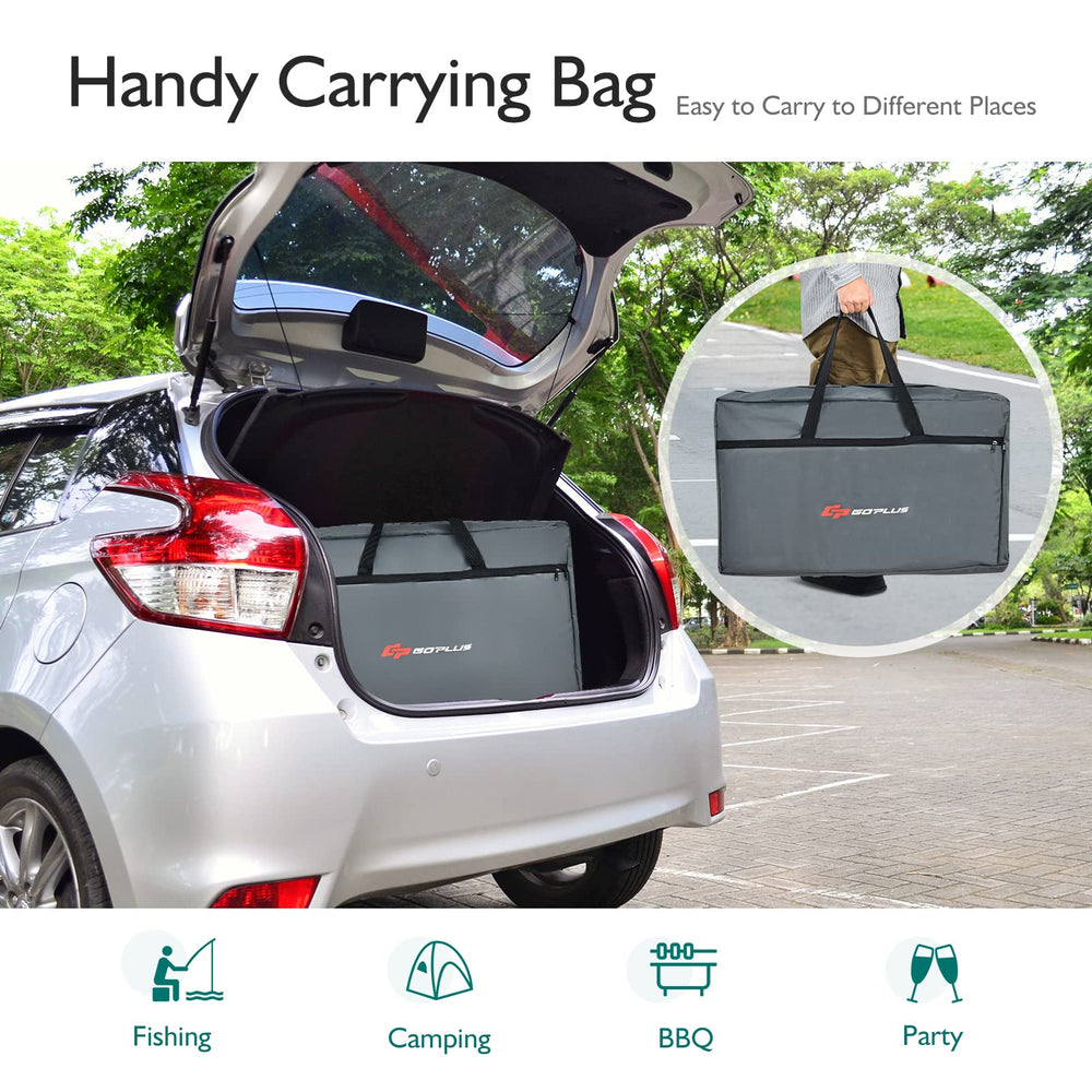 Goplus carrying bag simplifies transport during camping trips