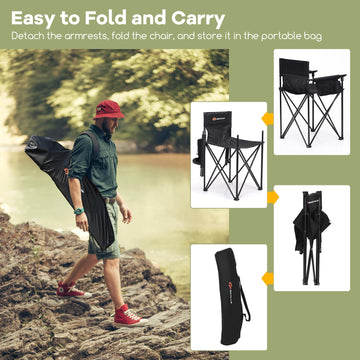 Goplus carrying bag included for simple transport.