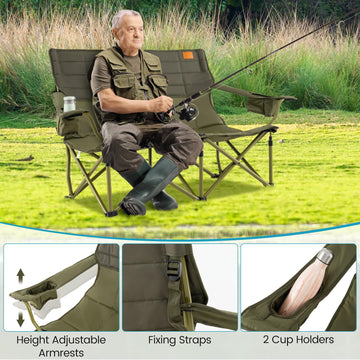 Goplus folding design allows tool-free setup