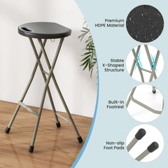 Goplus rugged frame supports up to 550 lbs for heavy use.