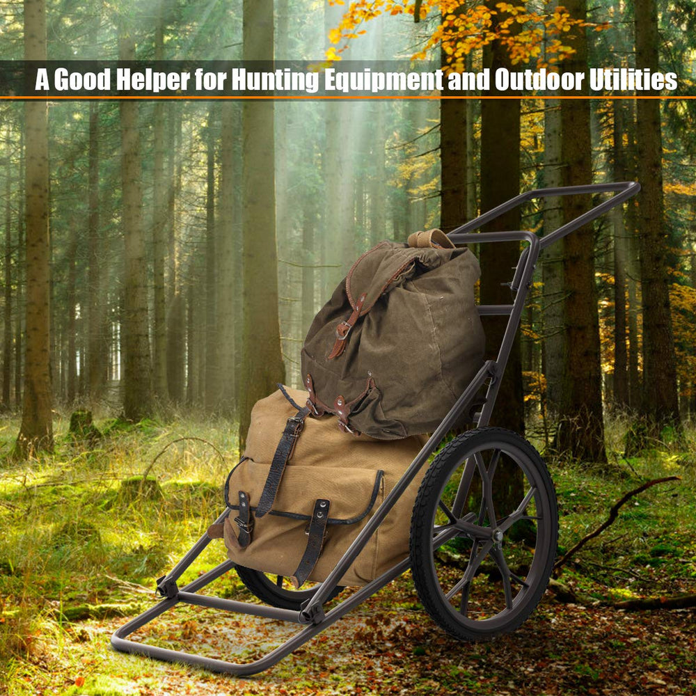 Goplus game cart with large cargo area ready for gear and trophies.