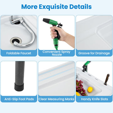 Goplus grid rack storage for tools and accessories