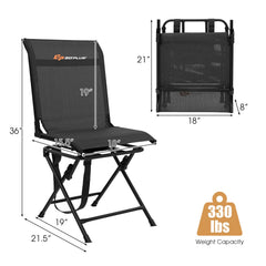 Goplus hunting chair supports up to 330 lbs capacity