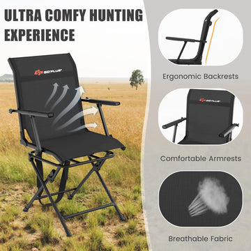 Goplus chair uses breathable fabric to stay sweat-free
