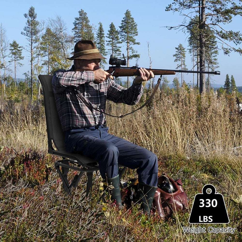 Goplus hunting chair folded compact for transit and storage