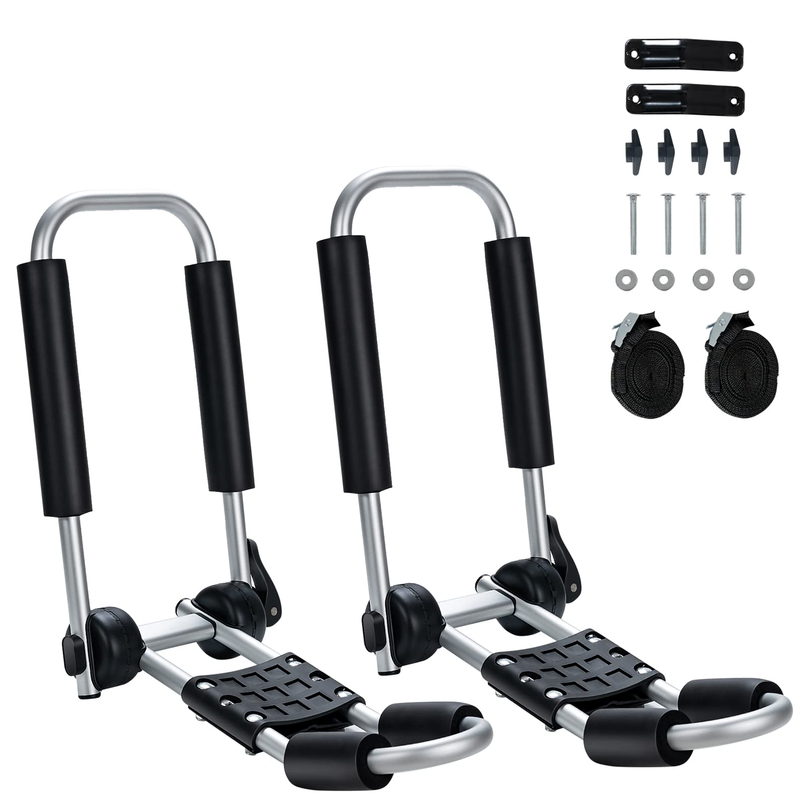 Goplus kayak roof rack folding J-bar bilateral assembly simplifies loading and transport