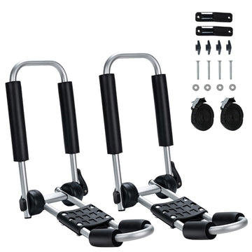 Goplus kayak roof rack folding J-bar bilateral assembly simplifies loading and transport