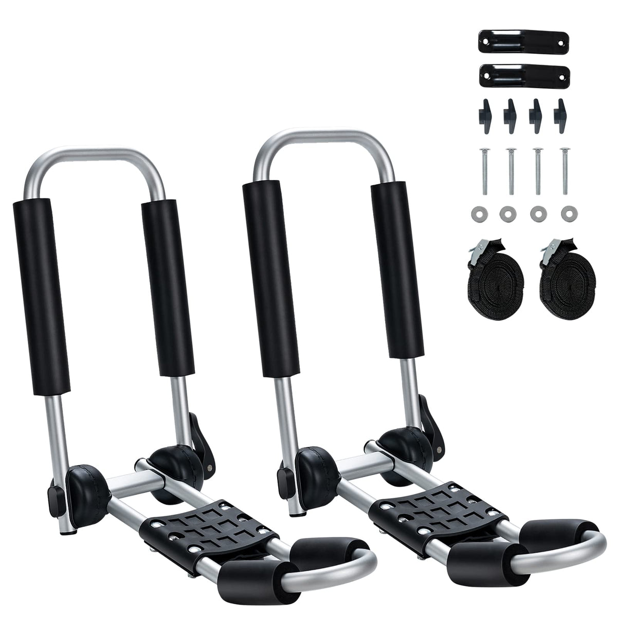 Goplus kayak roof rack folding J-bar bilateral assembly simplifies loading and transport