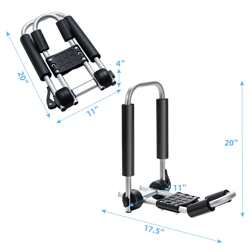 Goplus kayak roof rack quick mounting on SUV or truck