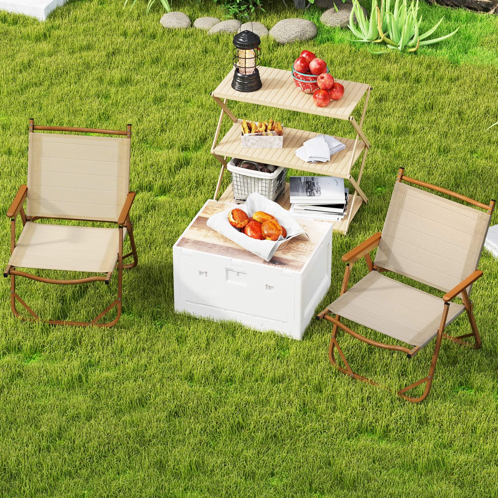 Goplus versatile outdoor chair for camping, beach, or backyard