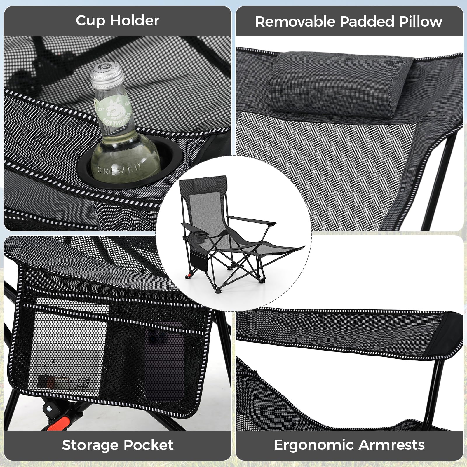 Ideal for beach, camping, picnics and poolside relaxation.