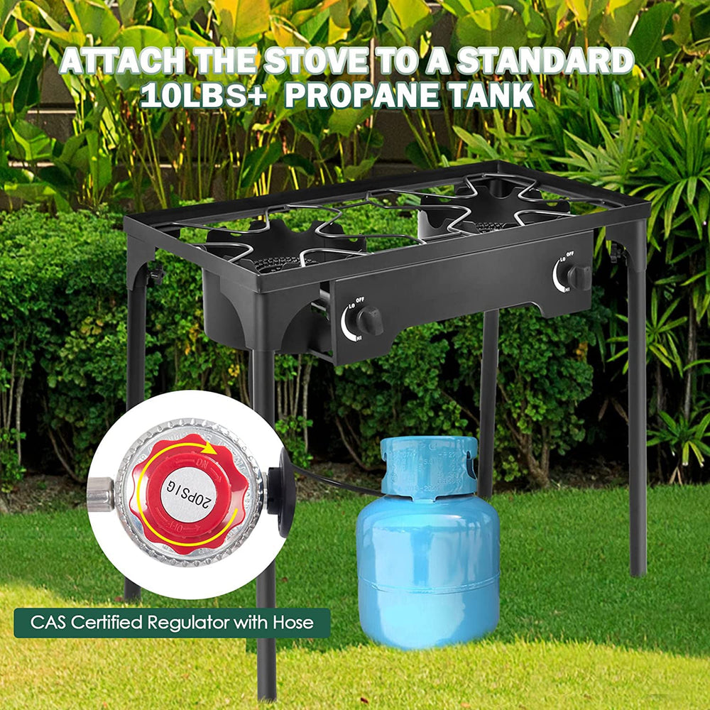 Goplus outdoor stove CSA regulator ensures safe, reliable gas control