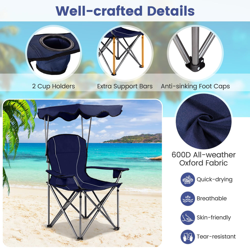 Goplus oversize frame with padded arms enables comfortable lounging.