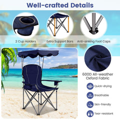 Goplus oversize frame with padded arms enables comfortable lounging.