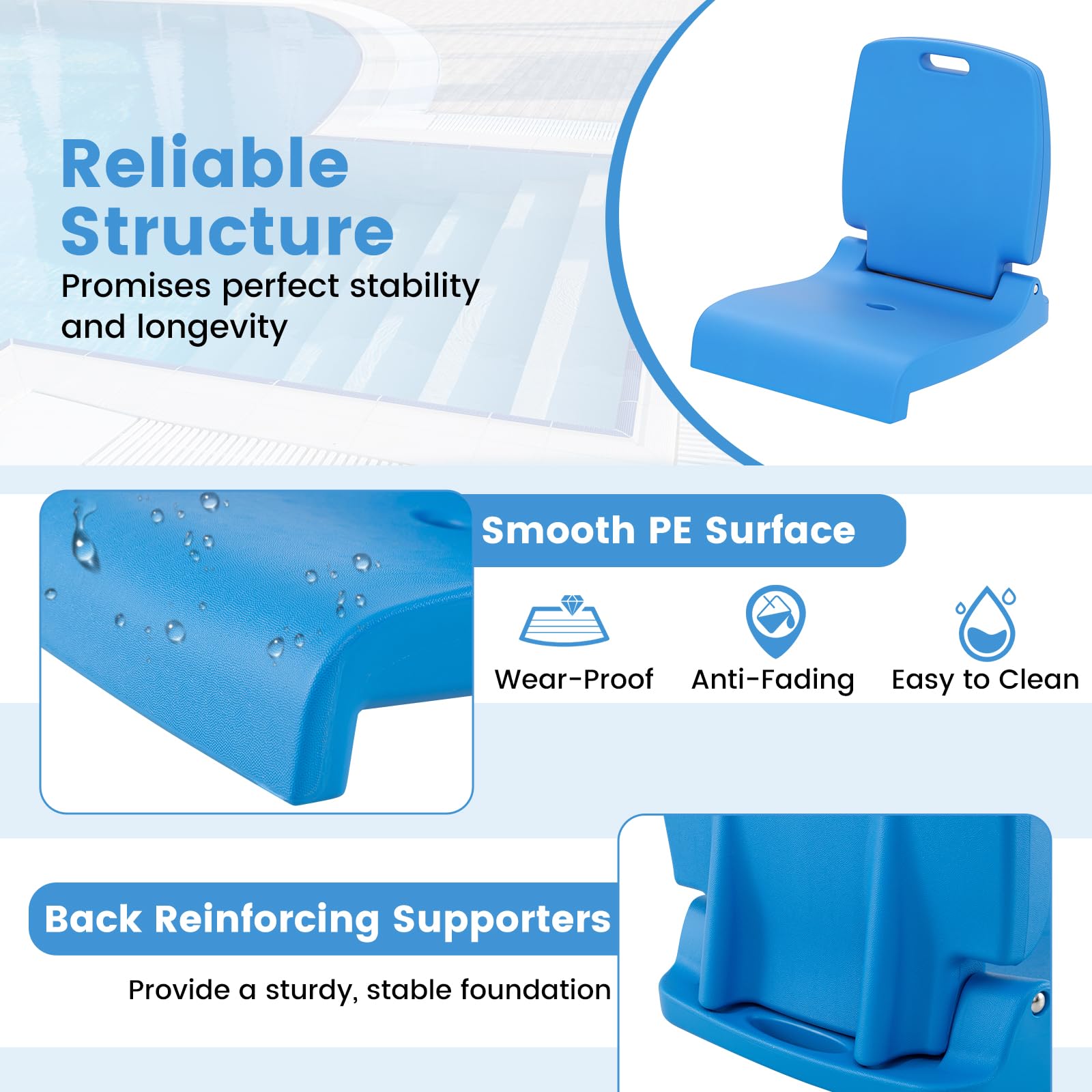 Goplus poolside chair 2-pack offers versatile outdoor seating