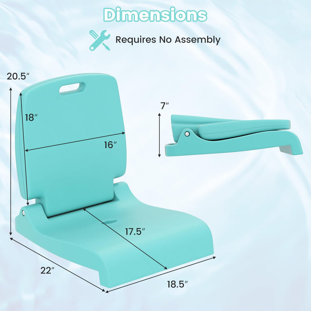 Goplus poolside chair ergonomic backrest supports comfortable seating by water