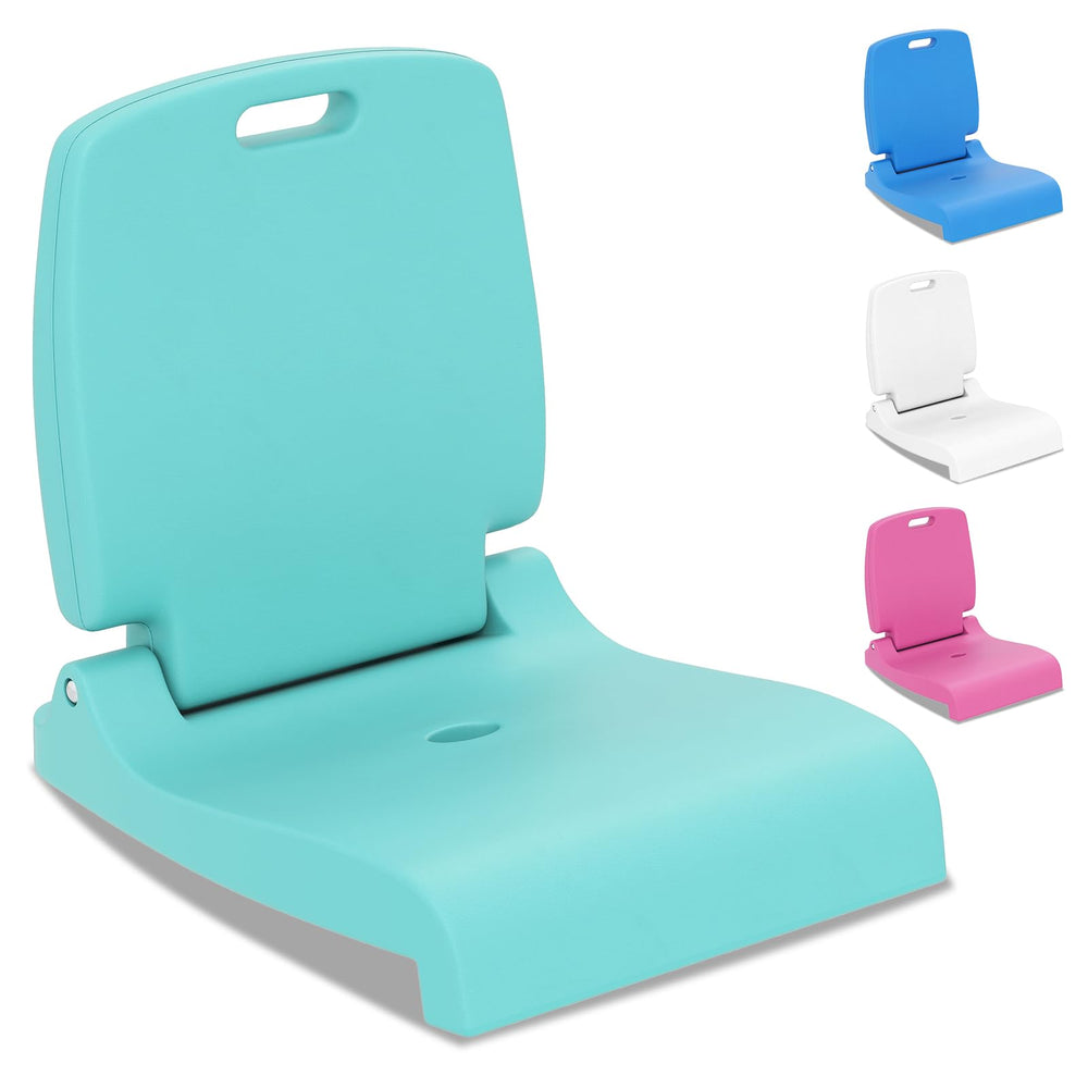 Goplus poolside chair folded compact for easy transport and storage by the water.