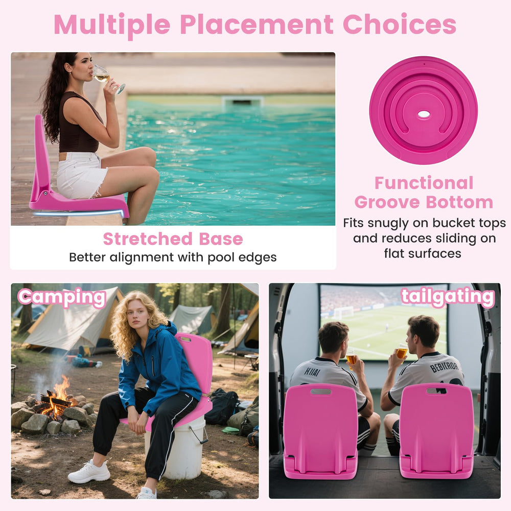 Goplus poolside chair two-pack offers versatile outdoor seating.