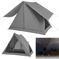 Goplus pop-up camping tent interior view with 360° scenery