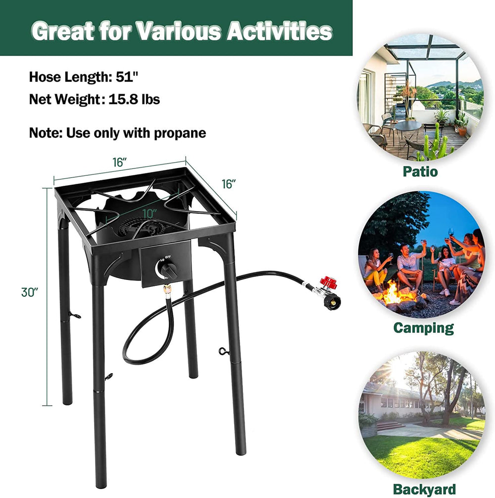 Goplus portable design supports car camping and RV trips