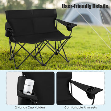 Goplus portable chair includes carrying bag for travel