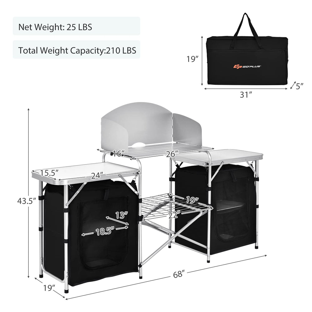 Goplus table corners are rounded for safer handling during use.
