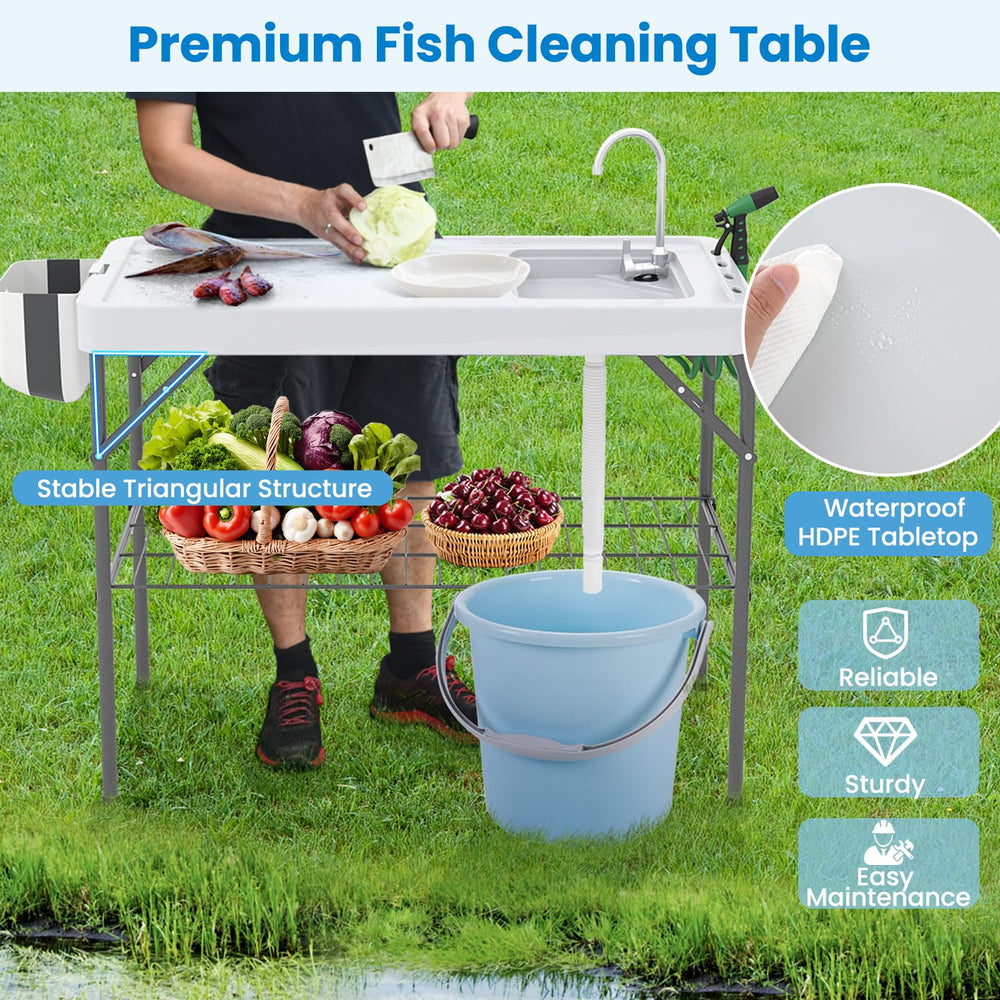Goplus spray nozzle used for efficient seafood cleaning