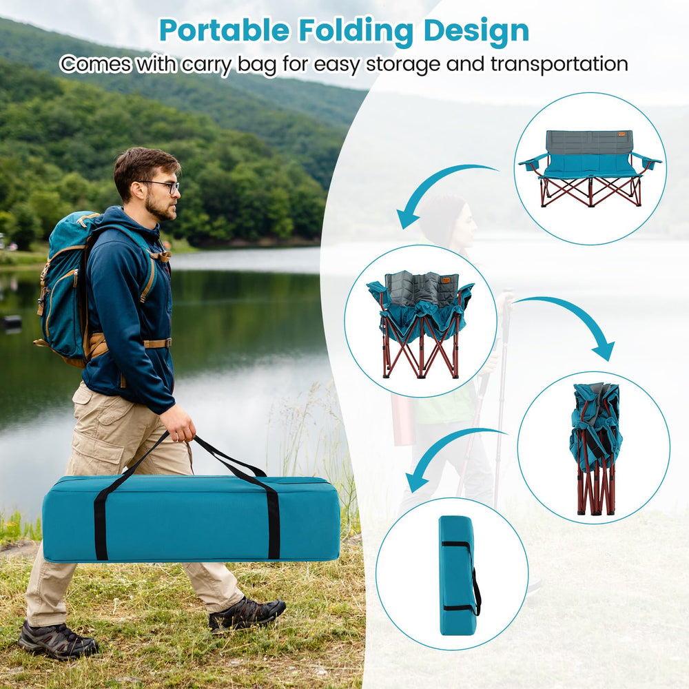 Goplus storage bag included for quick transport and storage.
