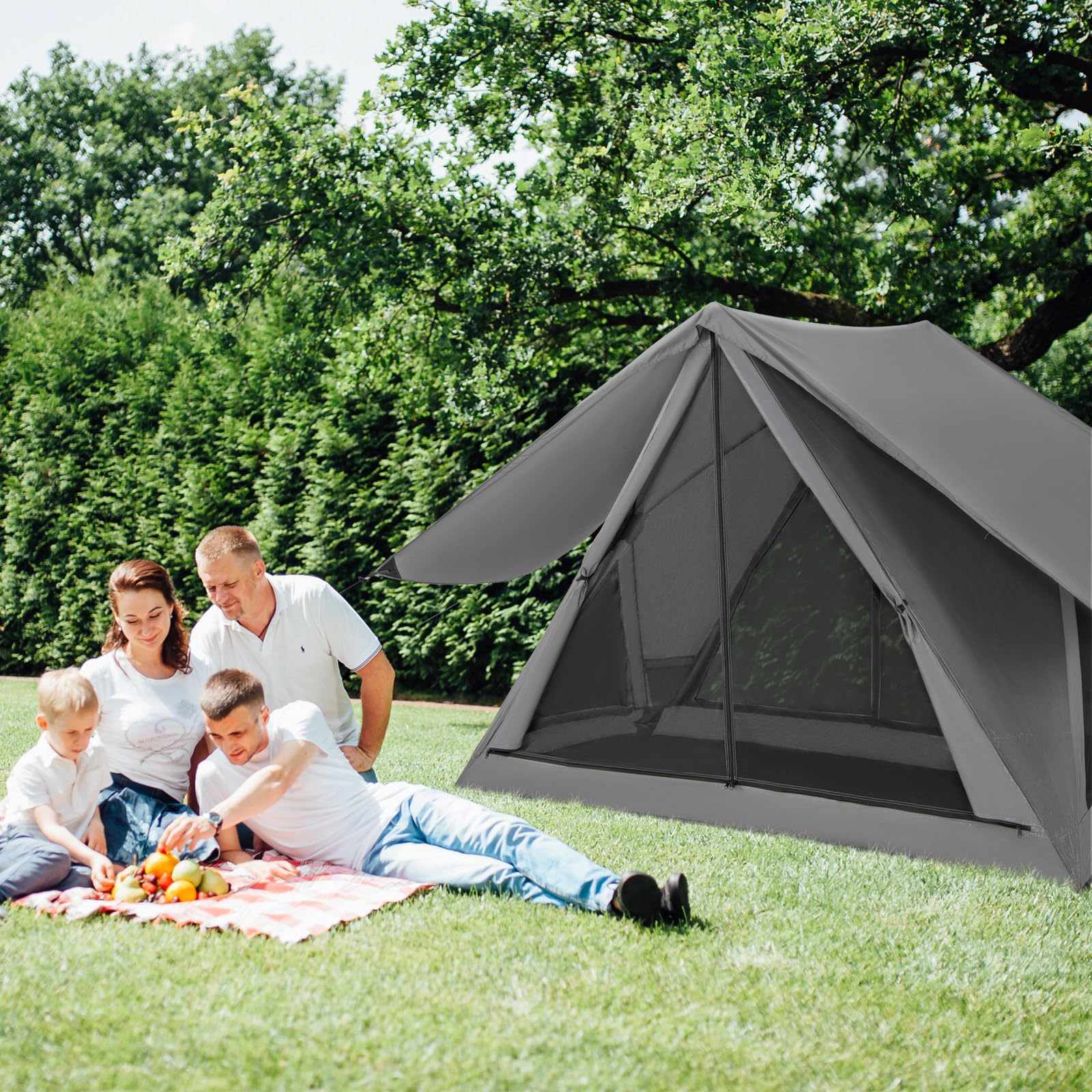 Goplus two-door design for easy access and privacy