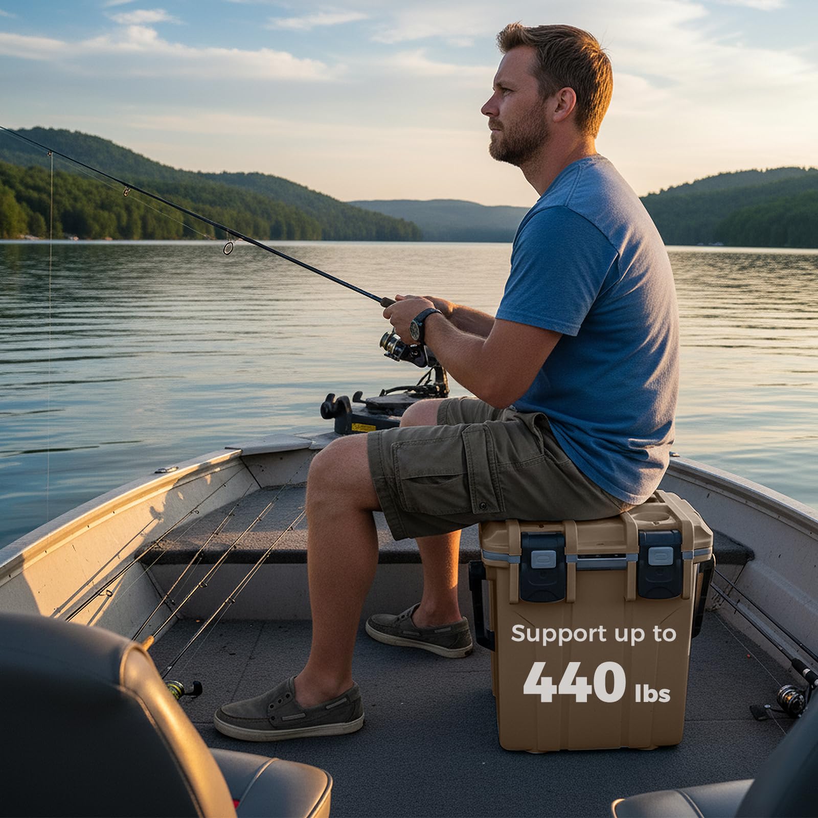 Goplus Ultra-Light Cooler versatile design for camping beach and tailgating