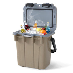 Goplus Ultra-Light Cooler with swing-up handle for easy outdoor transport