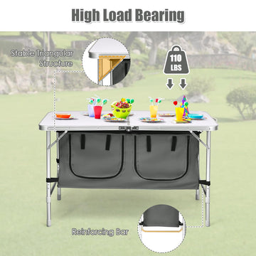 Goplus waterproof desktop allows easy wipe-down after messy meals.