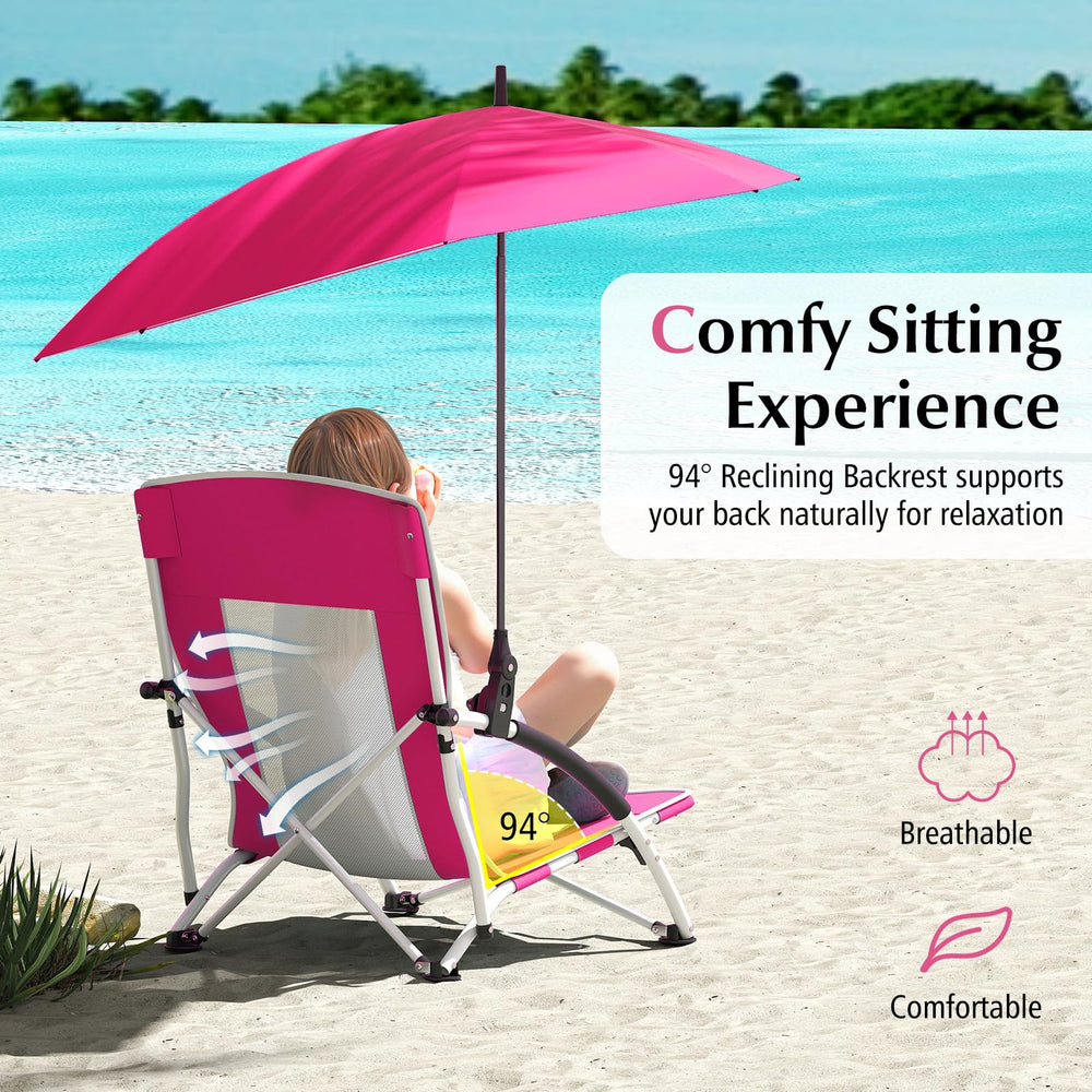 Goplus sturdy X-frame delivers stable outdoor seating