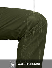 Gopune women's hiking cargo pants cuff adjustment demonstrates capri conversion and bug protection.