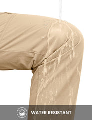Gopune women's hiking pants adjustable cuffs convert to capri length