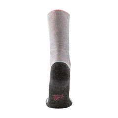 Gordini Equinox midweight hike sock on foot showing secure OrbitKNIT cuff for a secure fit.
