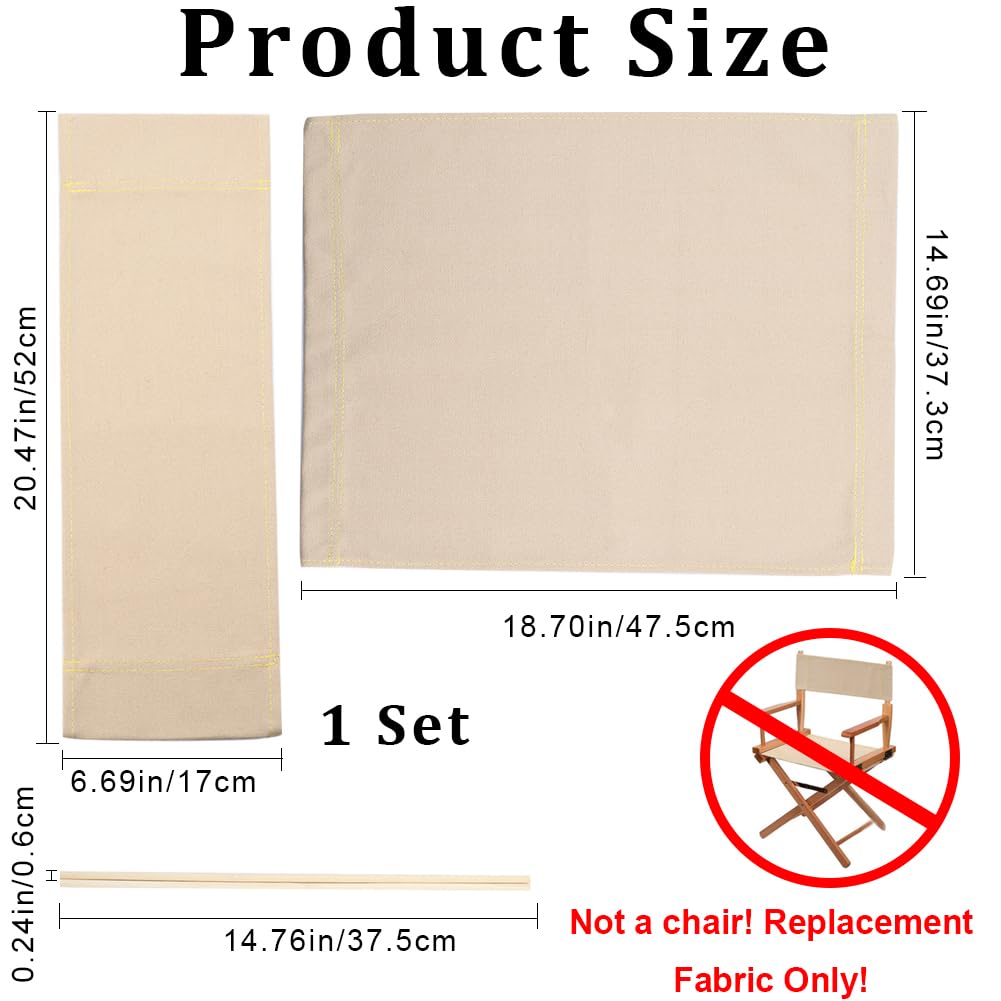 Two wooden sticks included for secure canvas installation