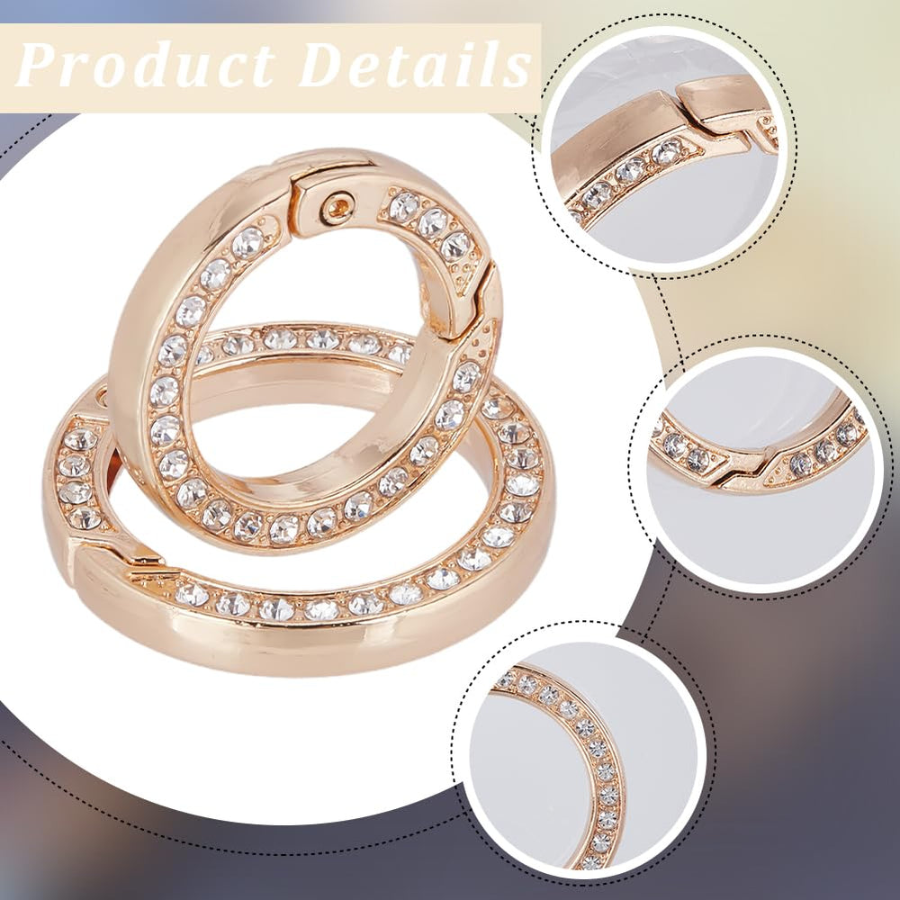 GORGECRAFT sparkling buckle clip adds bling to accessories.