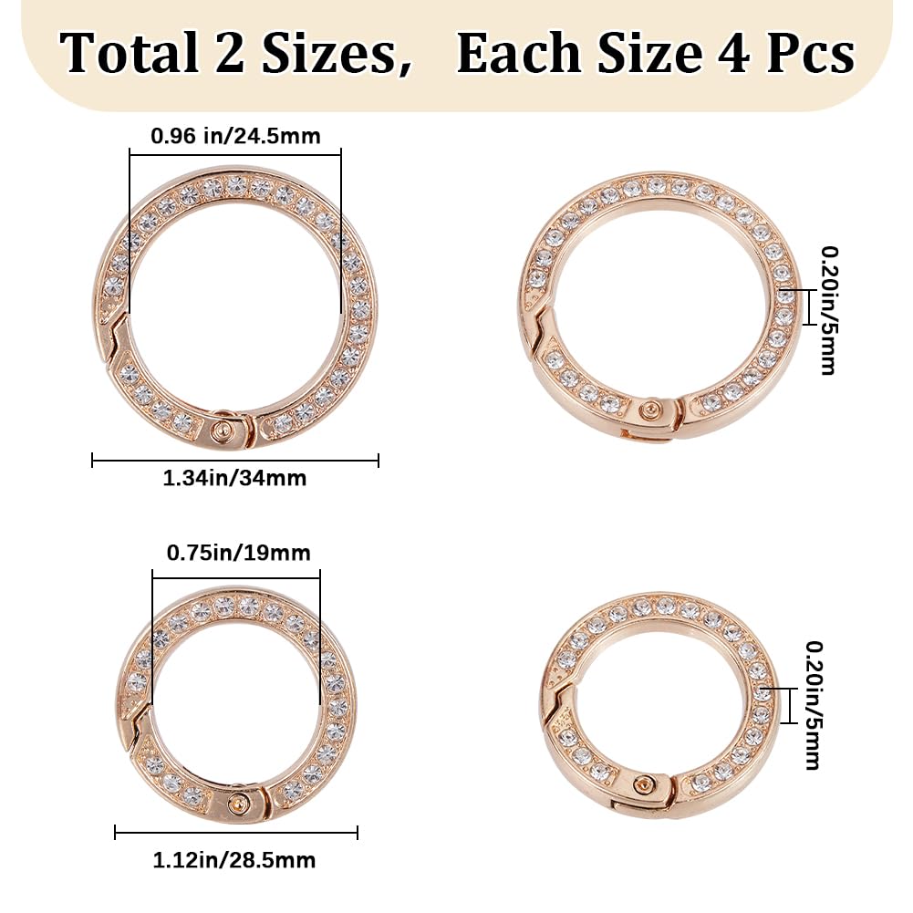 GORGECRAFT 34x5mm clip features a durable spring for easy use.