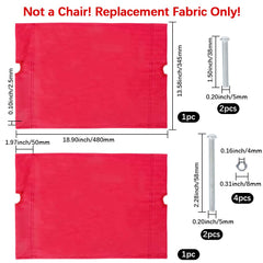 GORGECRAFT screws and fittings pack for quick fabric replacement.