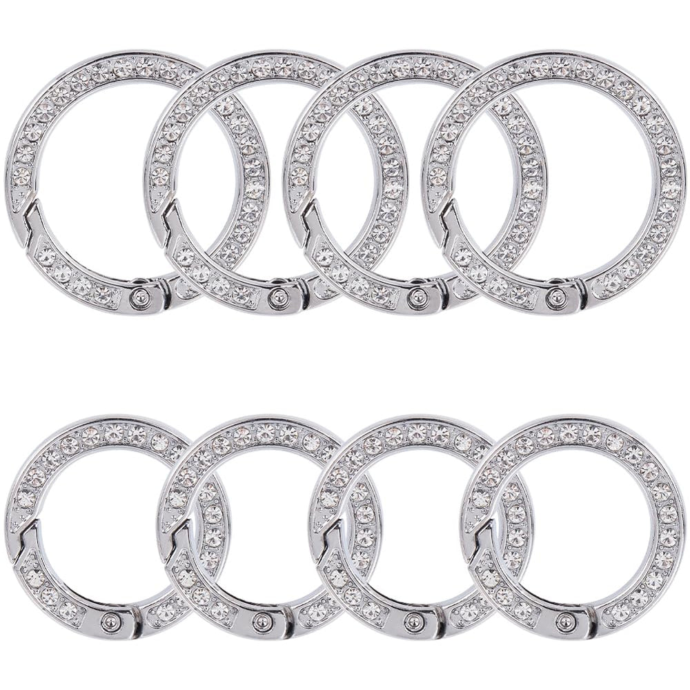 Gorgecraft rhinestone O-ring clip for DIY jewelry and keychains