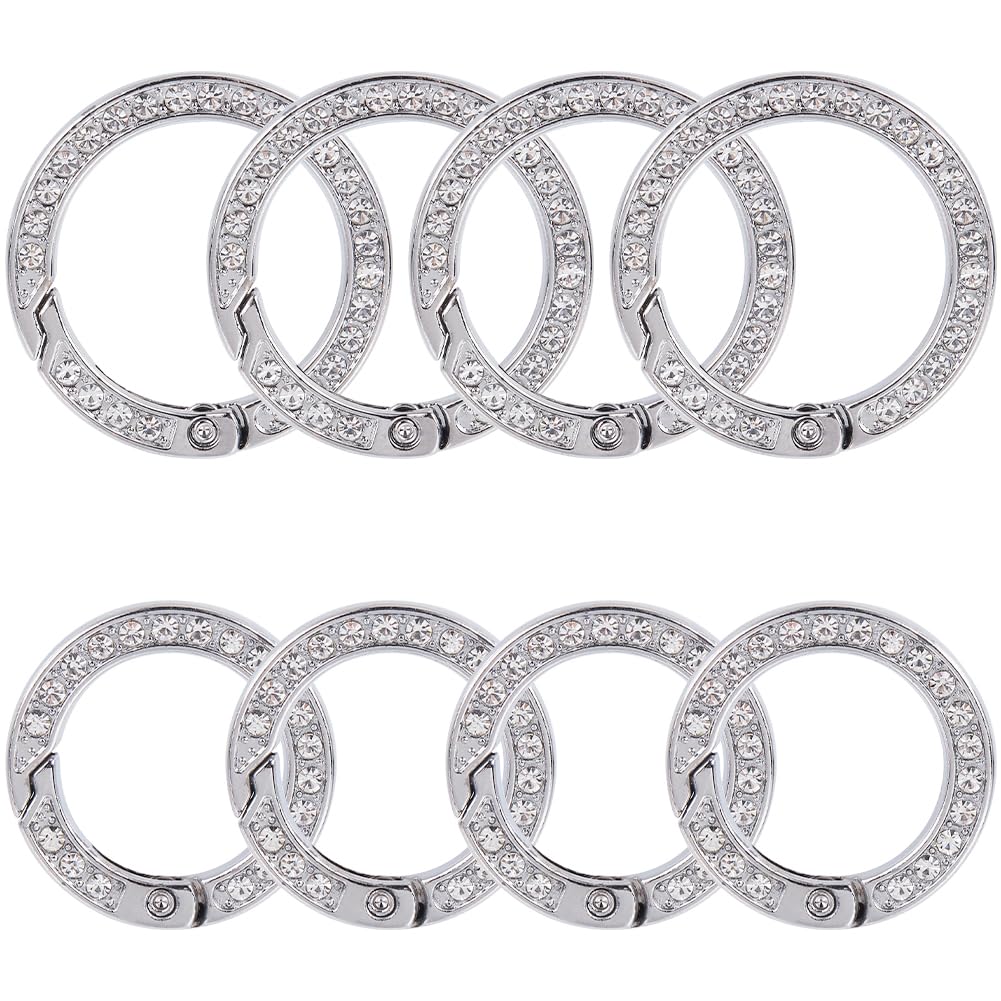 Gorgecraft rhinestone O-ring clip for DIY jewelry and keychains
