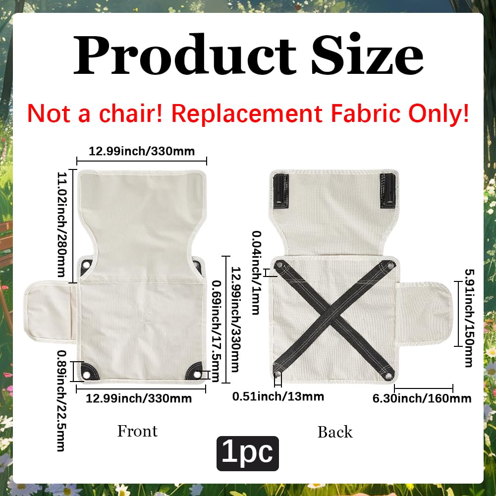 GORGECRAFT chair fabric replacement, flat lay, easy DIY swap.