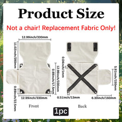 GORGECRAFT chair fabric replacement, flat lay, easy DIY swap.