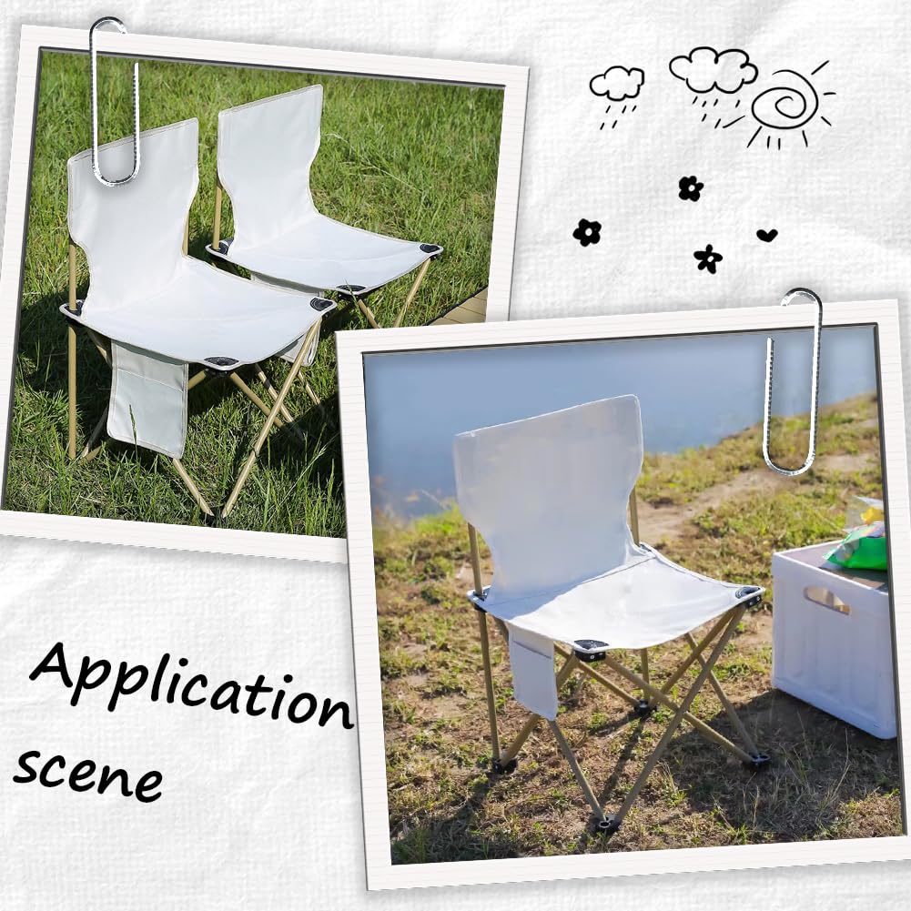 Gorgecraft chair fabric, stitch-detail view, wear-resistant for camping.
