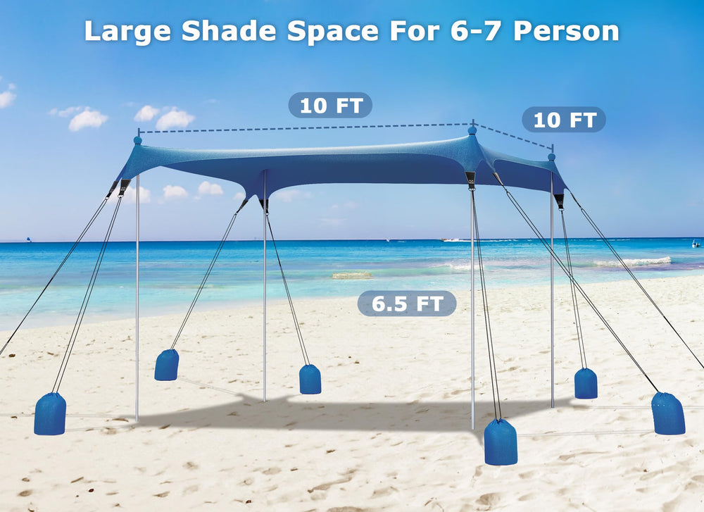 Gorich canopy folds into a compact carry bag for travel.