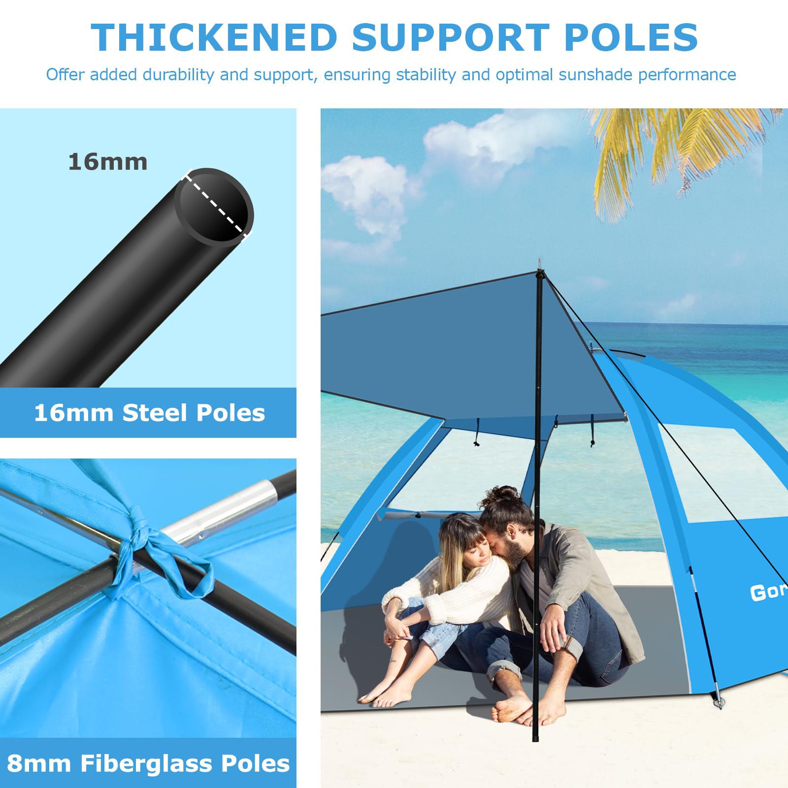 Gorich Beach Tent portable pack for easy transport